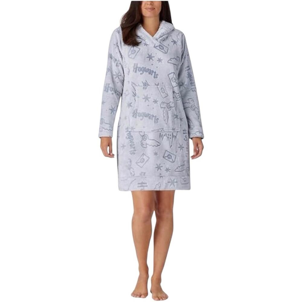 Harry Potter Wizarding World Hooded Fleece Lounge Dress | Size Small